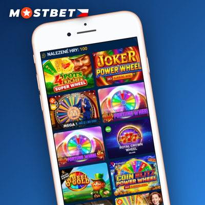 Jackpot sektor Mostbet Kola štěstí s výhrou až 25 000 CZK