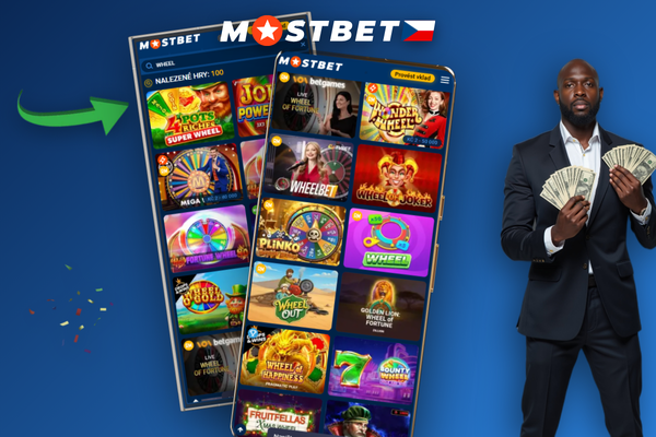 Mostbet aplikace s widgetem Kola štěstí a notifikací o dostupném točení