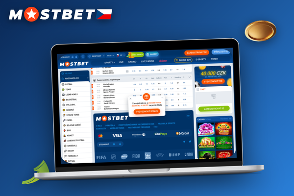 Mobilní aplikace Mostbet na smartphonu se sportovními kurzy a casino hrami