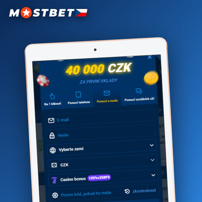 Mostbet registrace přes e-mail s ověřovacím odkazem pro přehlednou správu účtu