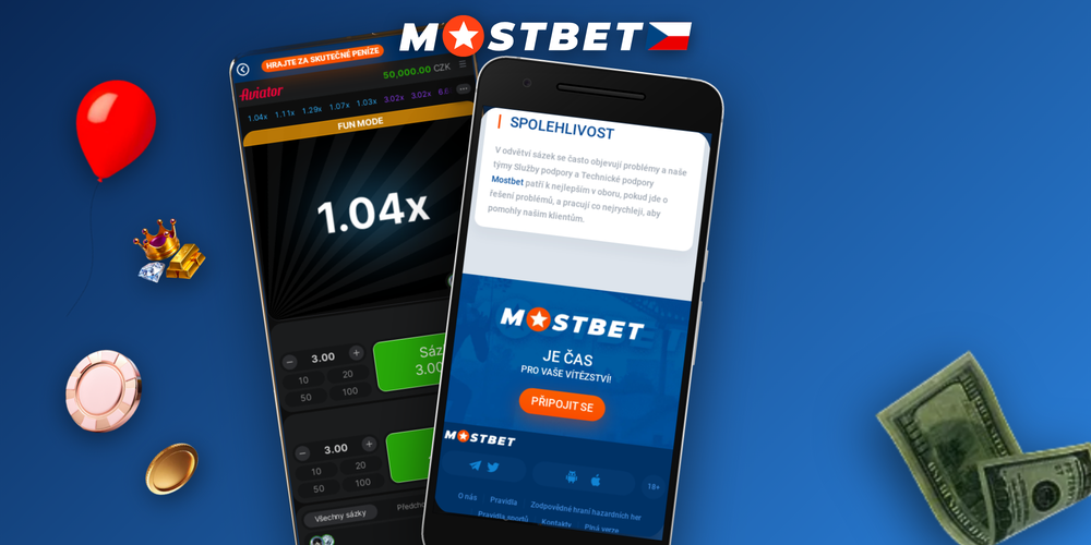 Registrační formulář Mostbet 2026 s vyplněným promo kódem BETBONUSCZ a bonusem